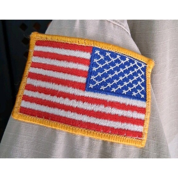 US Army Desert Camo Infantry Jacket Sz Med Flag/ 3rd Infantry Division/Sergeant - Picture 6 of 14